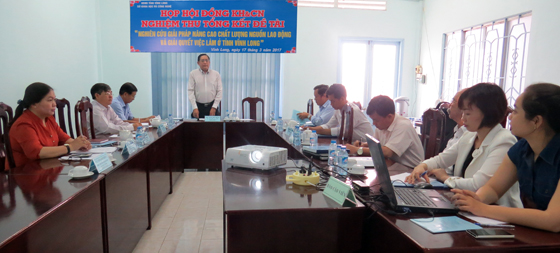 ThS. Nguyễn Văn Hiếu - Giám đốc Sở KH&CN, Chủ tịch Hội đồng phát biểu kết luận